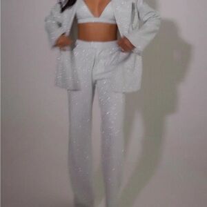 SLA The Label White Trousers